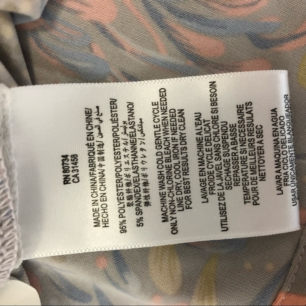 BCBGMaxAzria Multicolor Wrap Dress - Picture 7 of 8